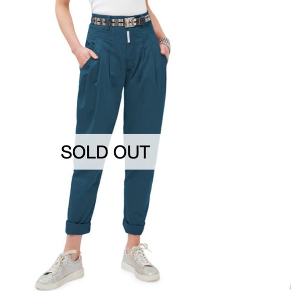 Z Cavaricci Retro Cat Eye 90's 80's Pant 29 Grey Blue Brand New w/tags Wide leg - Picture 1 of 6